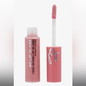 BH Cosmetics 411 Lip Glaze Chatter Dusty Rose Pink High Shine Lip Gloss
